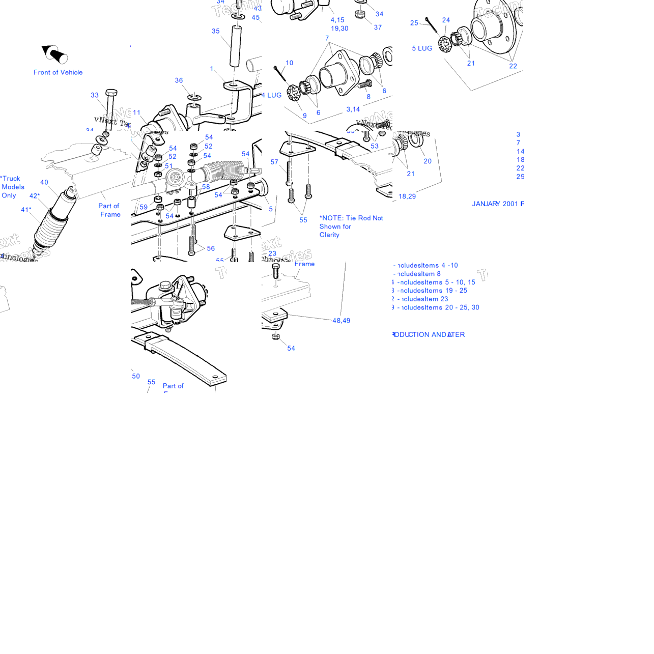 Front Suspension (Jan 2001+)
