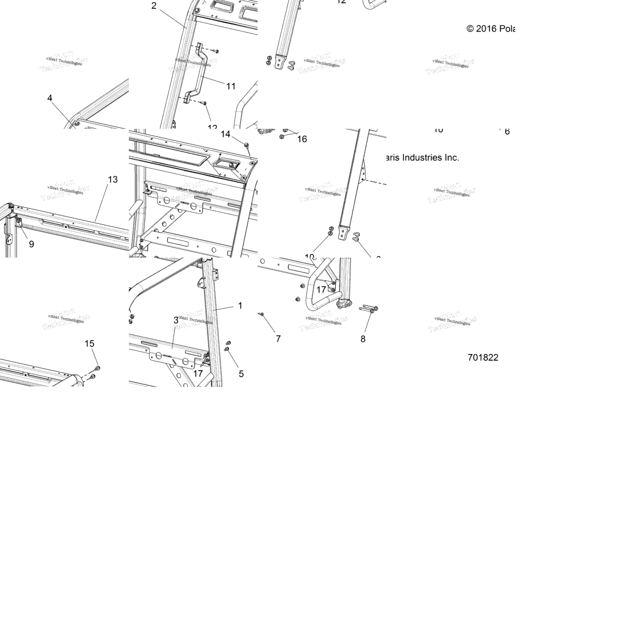 Chassis, Cab Frame R20maa57b1/B9/Ebh