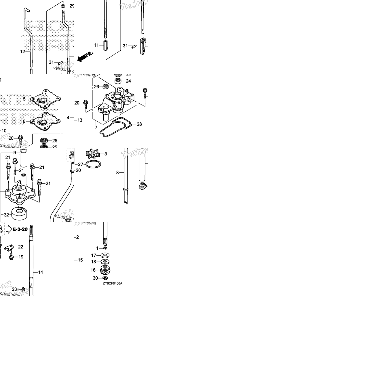 Water Pump@Vertical Shaft (S,L)