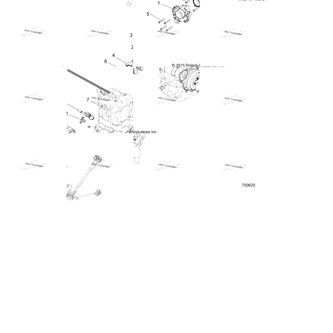 Engine, Throttle Body & Fuel Rail R20maa57b1/B9/Ebh