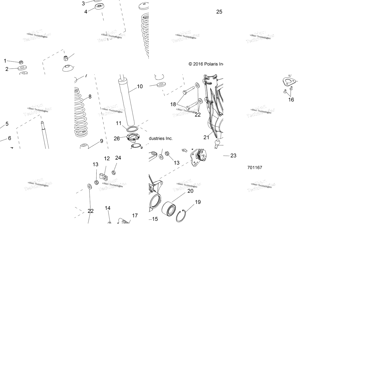 Suspension, Front Strut R20maa57b1/B9/Ebh
