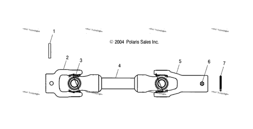 Rear Prop Shaft