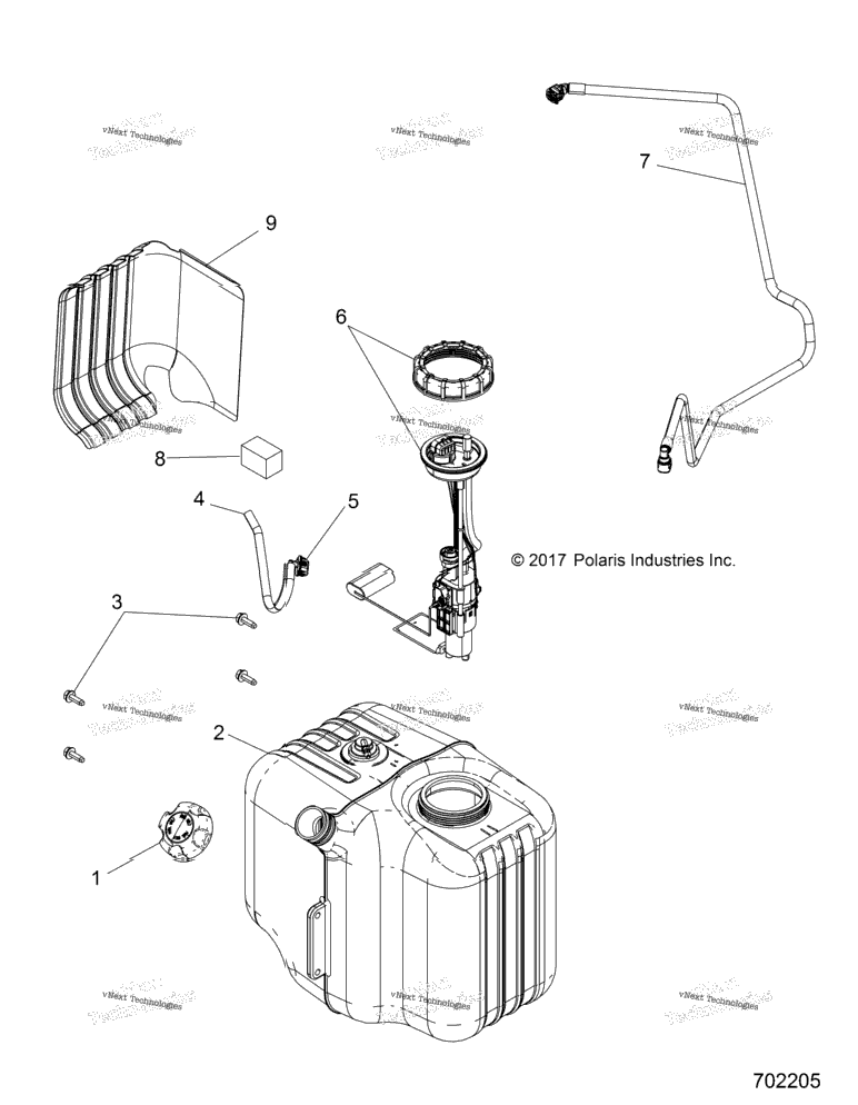 Body, Fuel Tank Asm