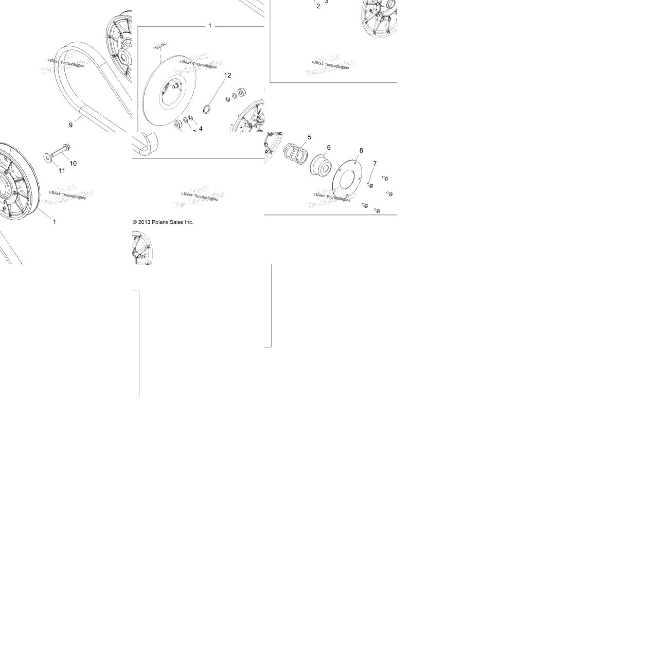 Drive Train, Secondary Clutch