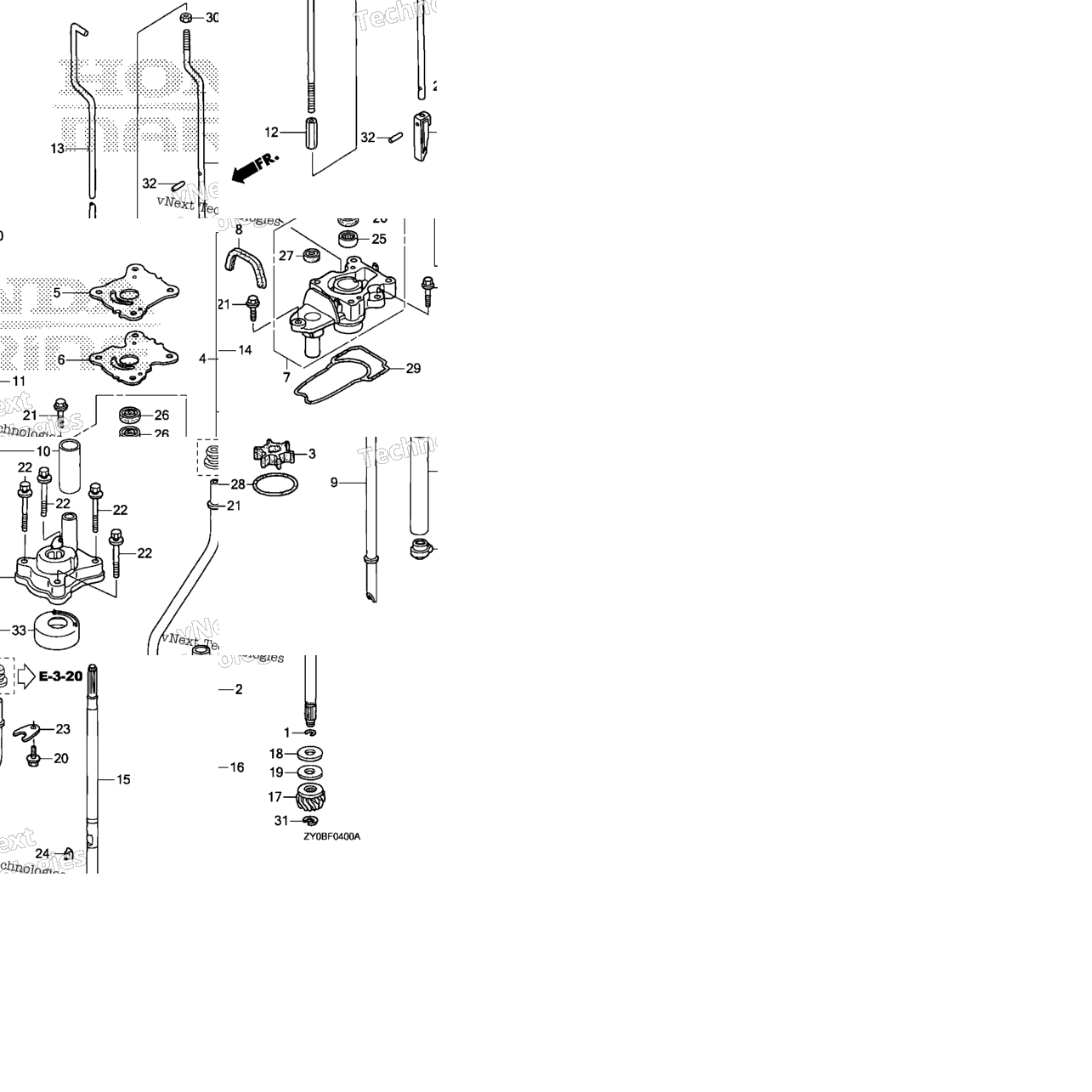 Water Pump@Vertical Shaft (S,L)