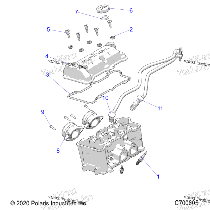 Engine, Throttle Body And Valve Cover R20taa99a1/A7/B1/B7/E99a1/A7/A9/Am/As/Az/B1/B7/B9/Bm/Bs/Bz