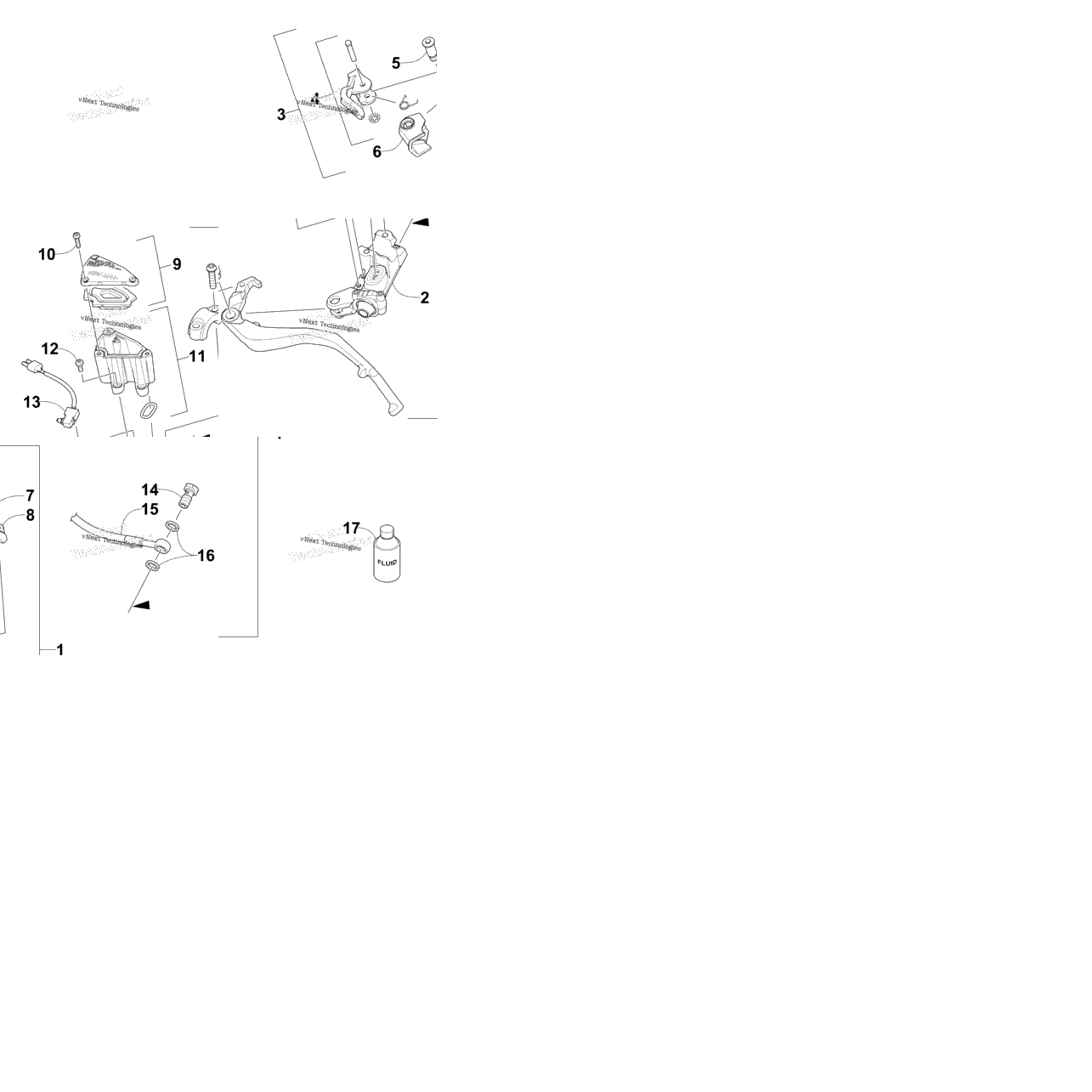 Hydraulic Brake Control Assembly