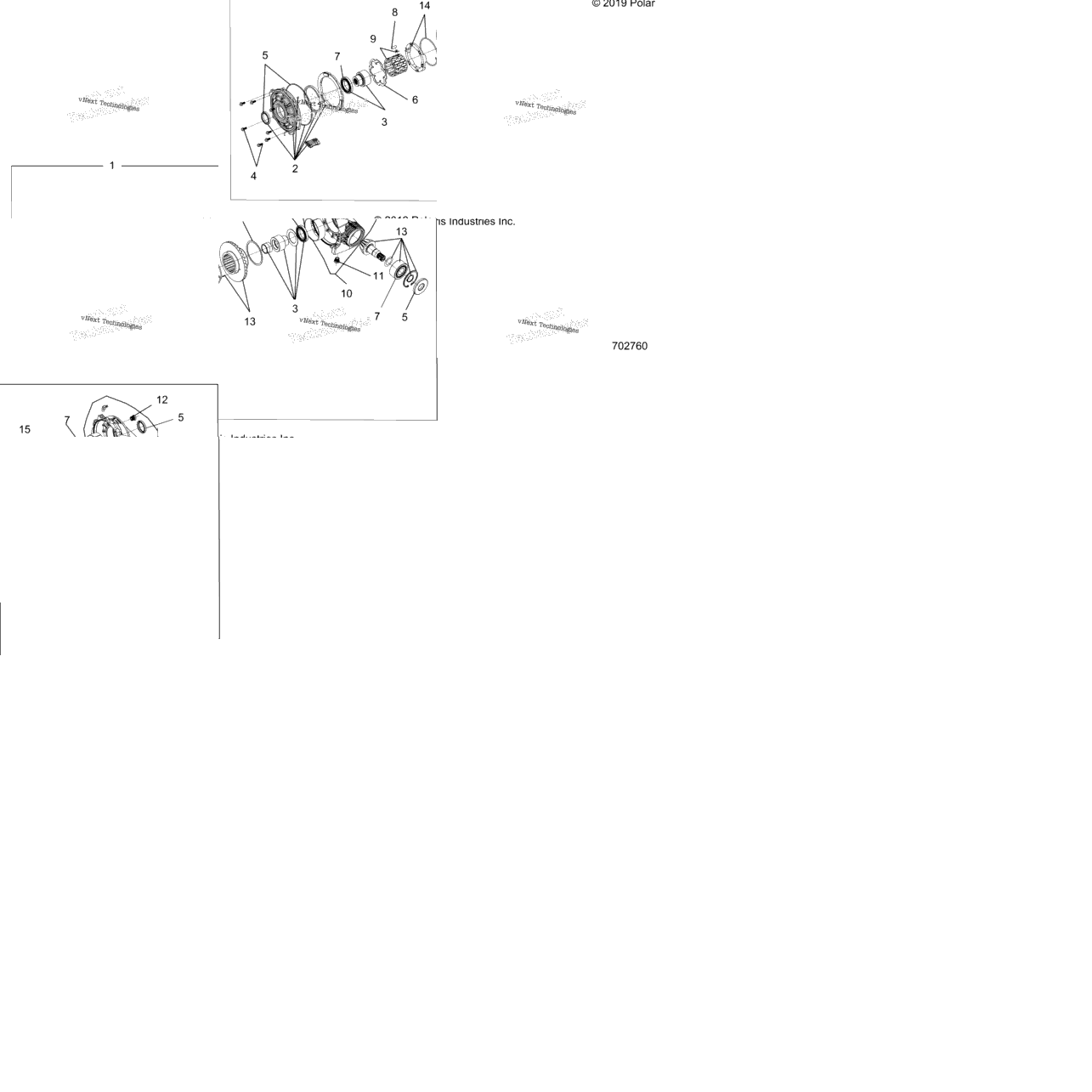 Drive Train, Front Gearcase