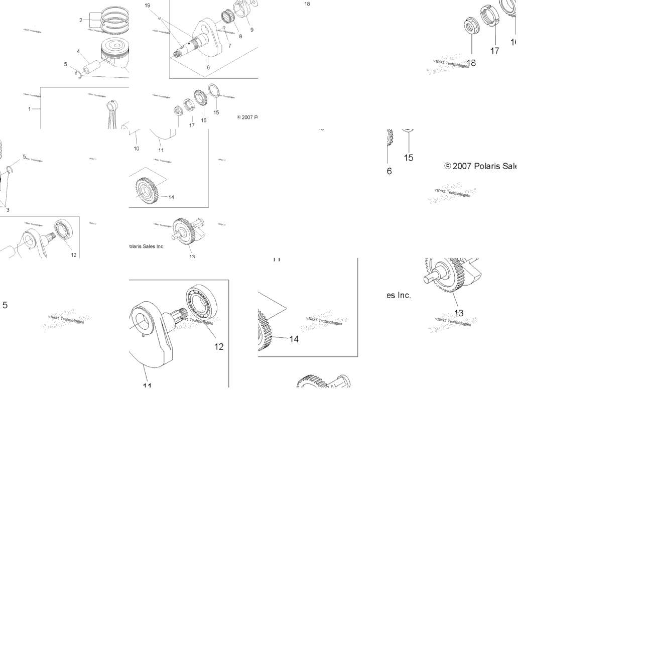 Engine, Crankshaft & Piston