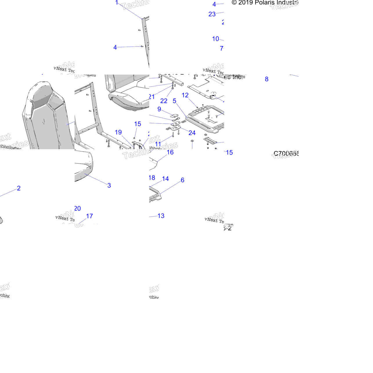 Body, Seat Asm. And Slider