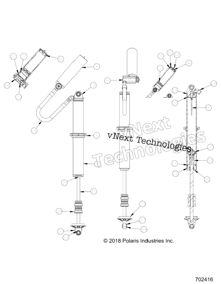 Suspension, Rear Shock Internals