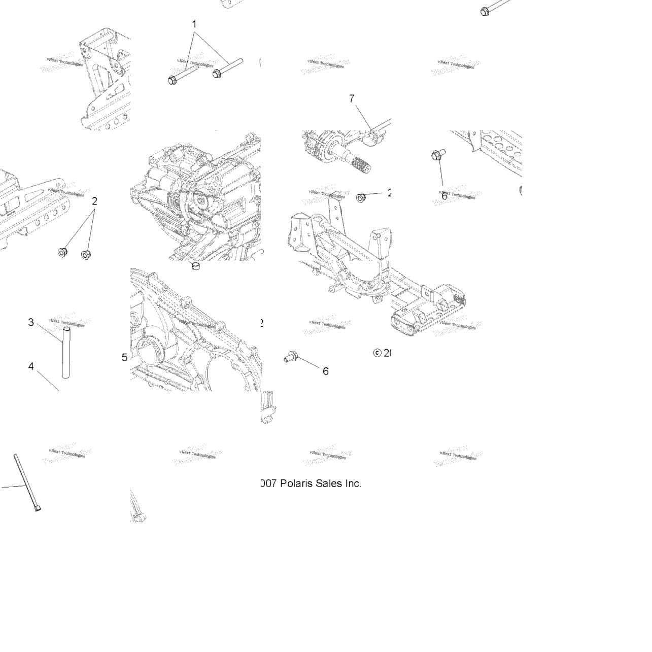 Drive Train, Main Gearcase Mounting