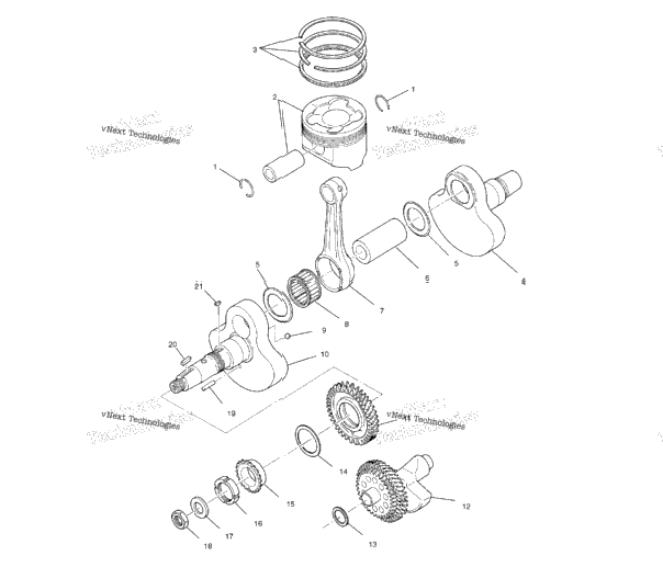Crankshaft And Piston