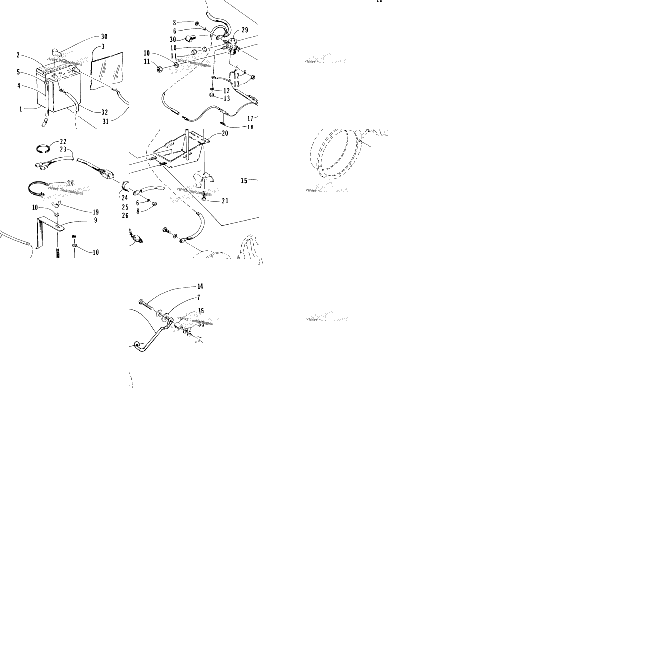 Battery, Solenoid, And Cables