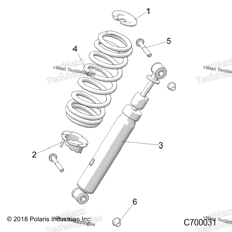 Suspension, Front Shock Mounting R20rre99f1/F9/Fk/S99c1/C9/Ck/S99f1/F9/Fk/P99cf/Ff