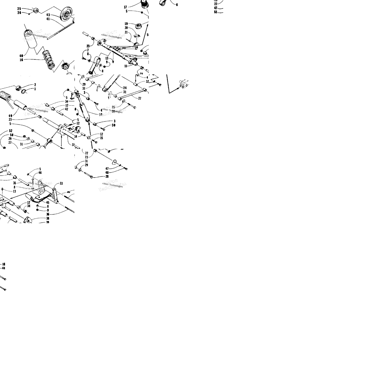 Rear Suspension Arm Assemblies