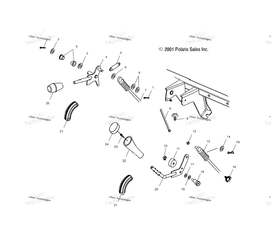 Gear Selector Differential Lock