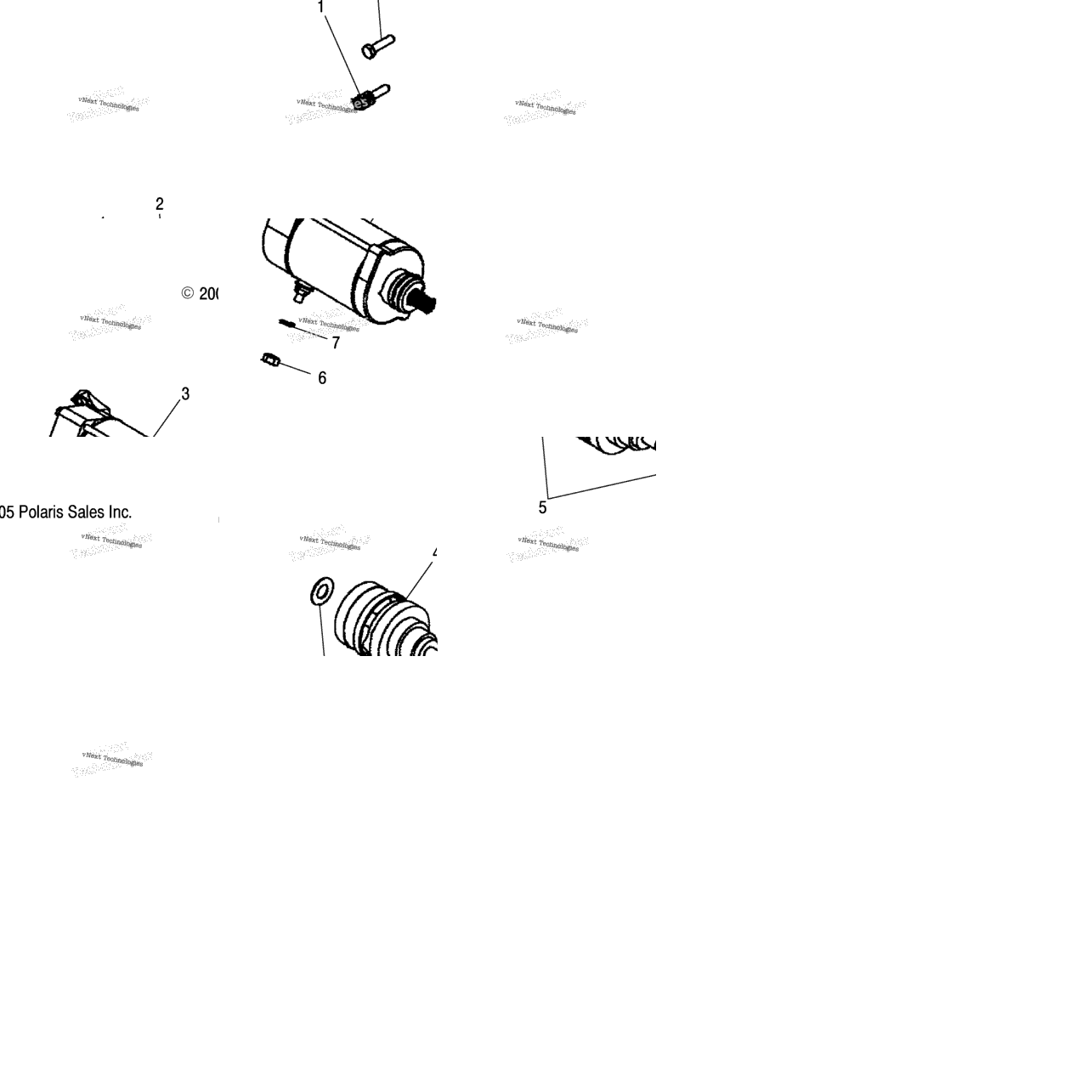 Starting Motor A05mh76ac/At/Au/Aw