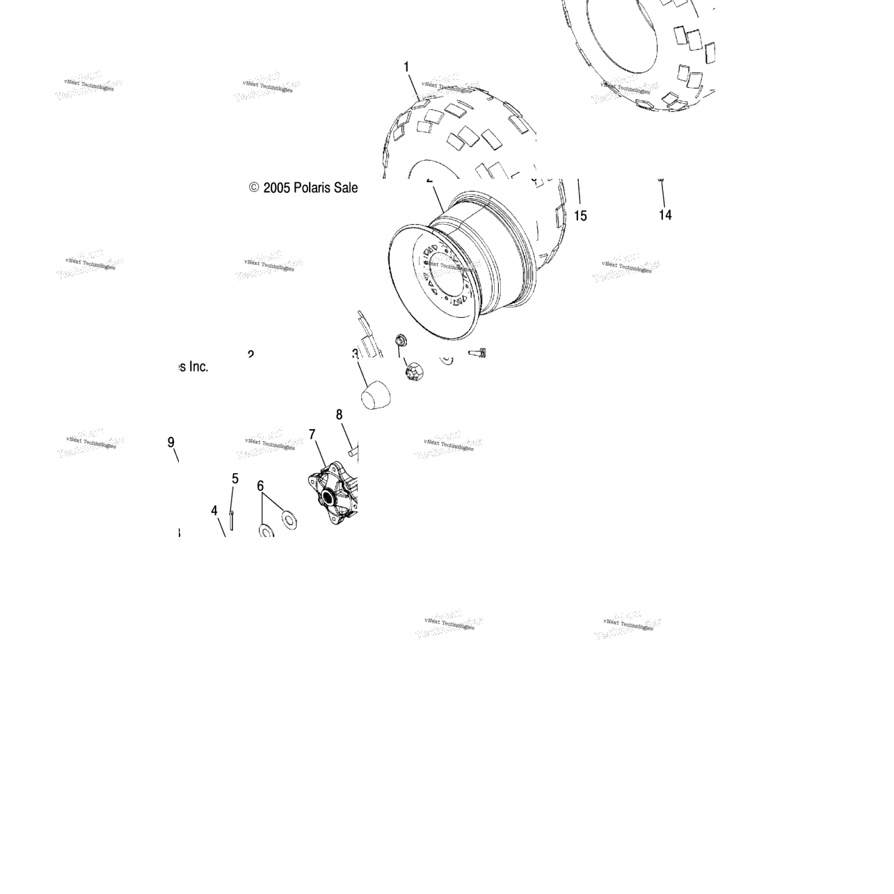 Wheel, Rear A05mh76ac/At