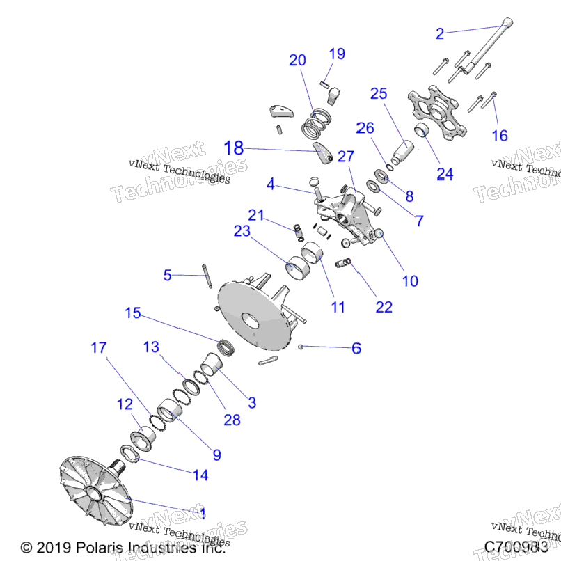 Drive Train, Primary Clutch