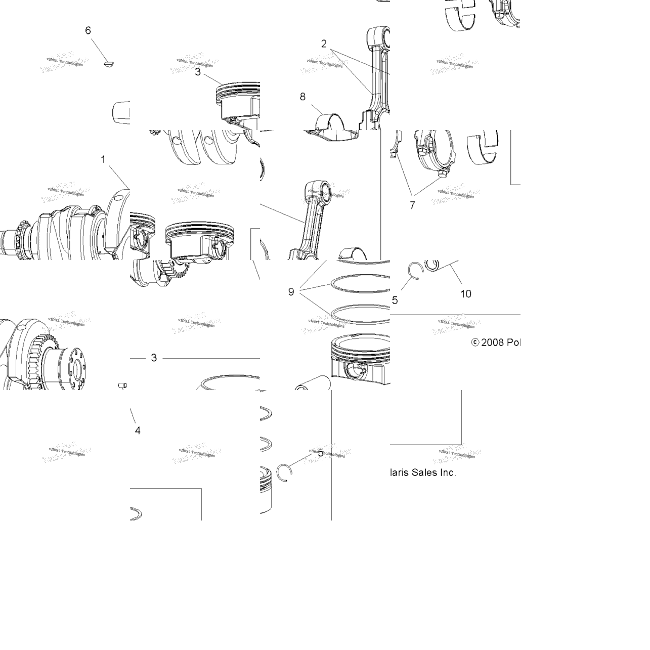Engine, Crankshaft & Piston