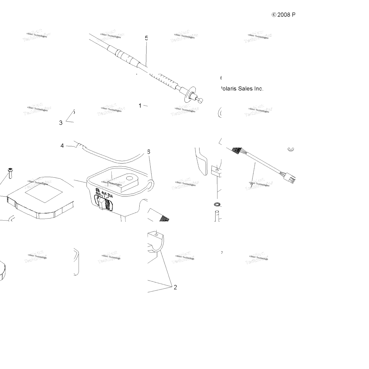 Steering, Controls, Throttle Asm. & Cable