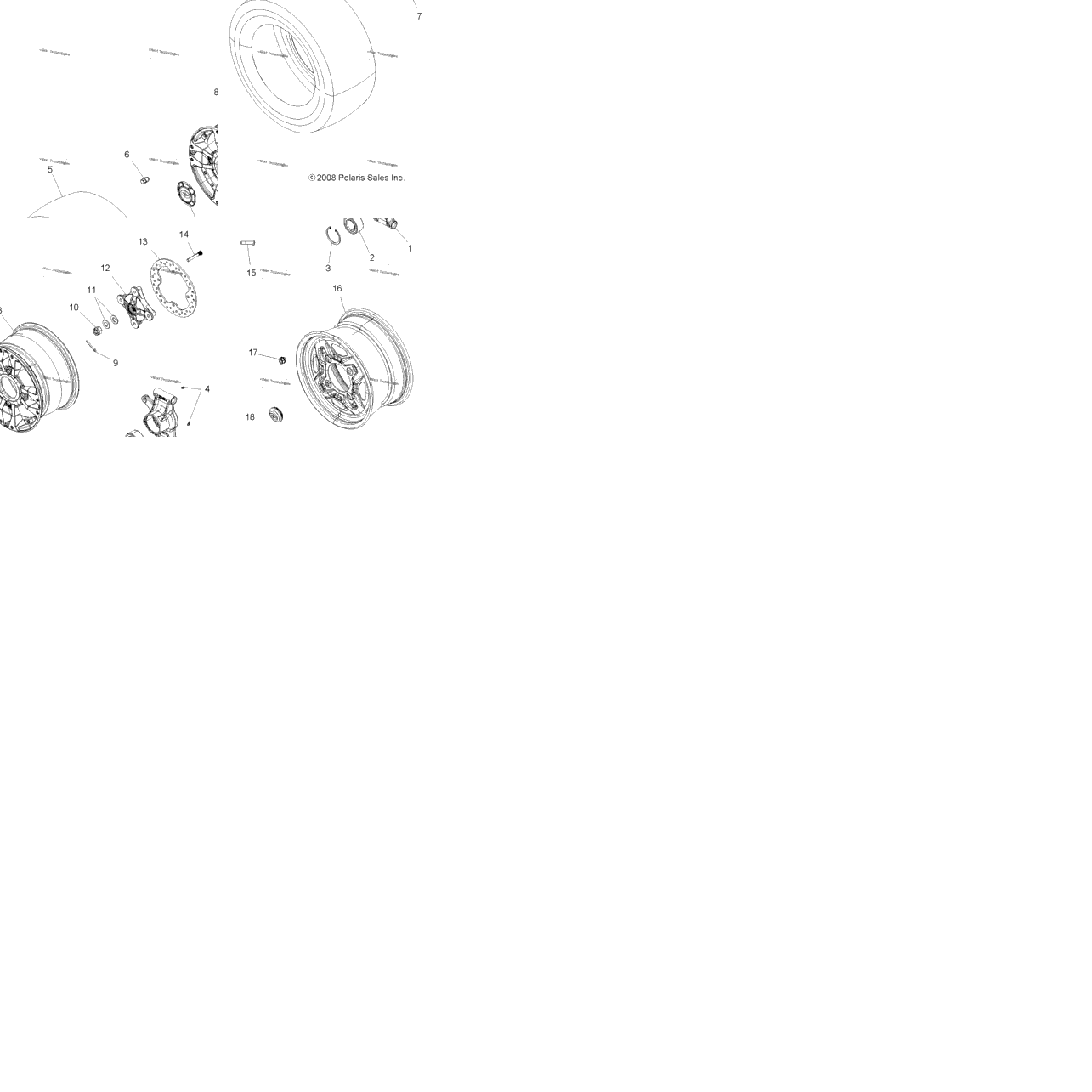 Wheels, Rear & Hub