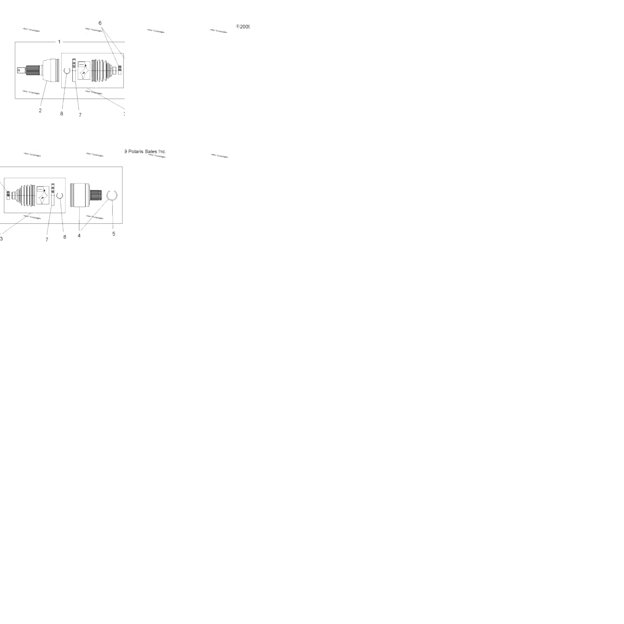 Drive Train, Drive Shaft, Rear (49Atvshaftdriverr1332809)