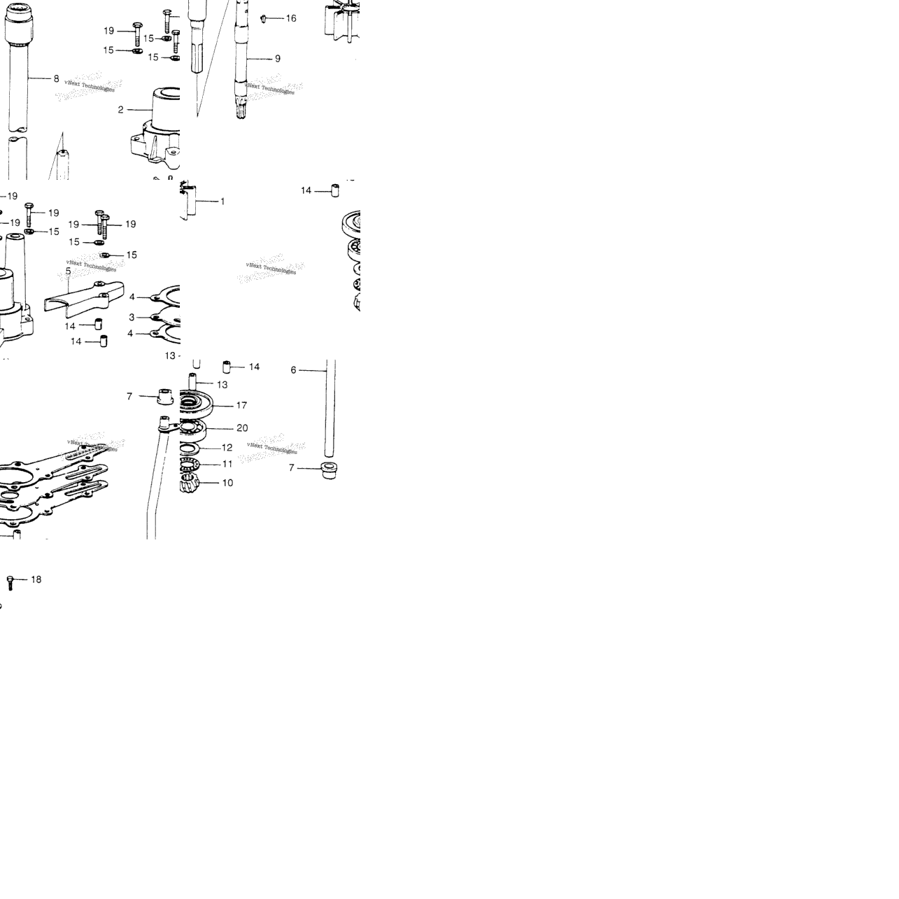 Water Pump + Vertical Shaft