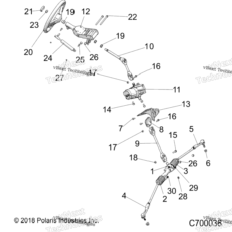 Steering, Steering Asm