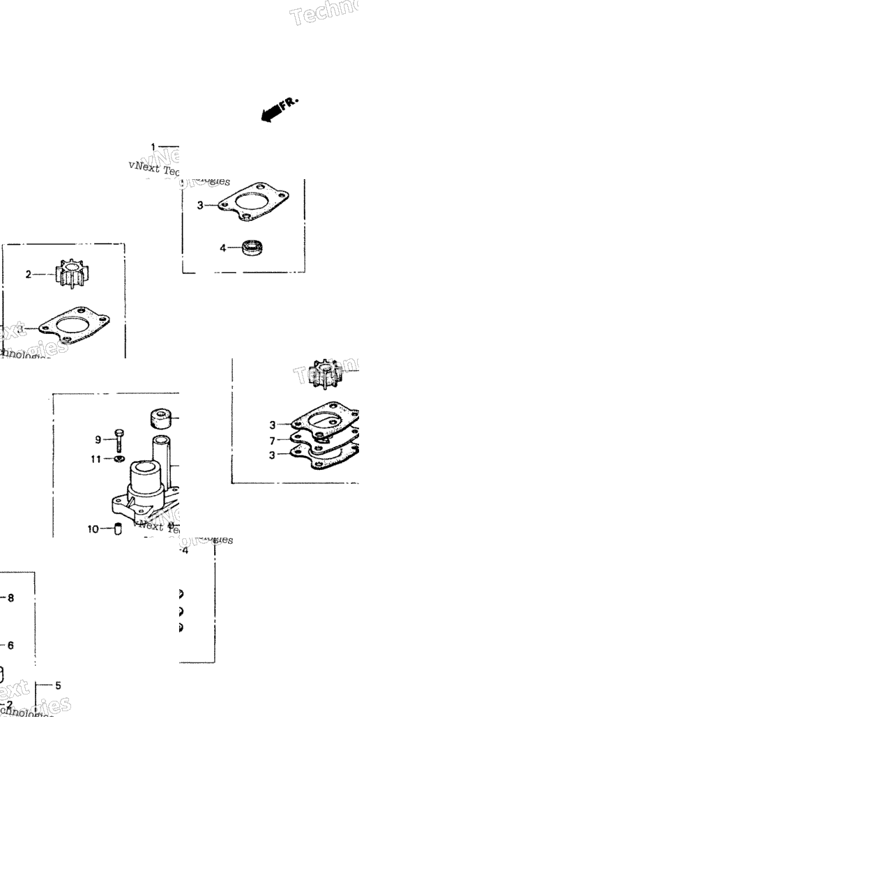 Water Pump Impeller Kit