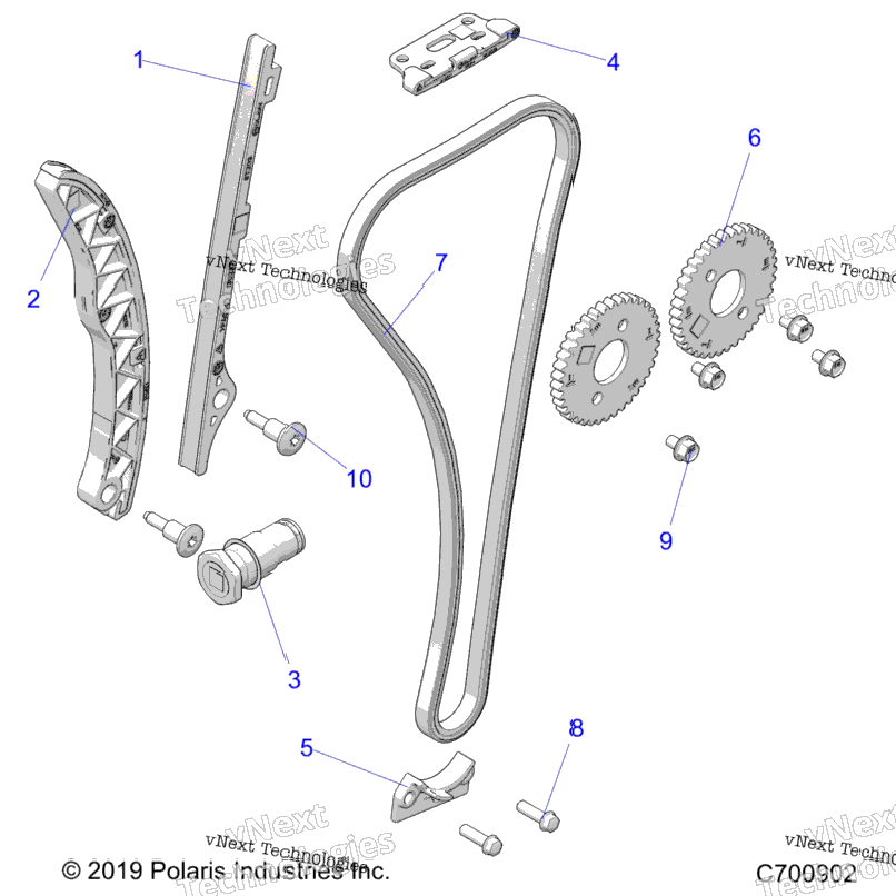 Engine, Cam Chain & Sprocket