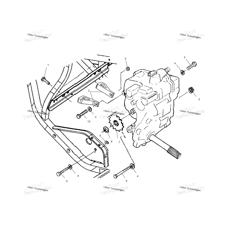 Gearcase Mounting