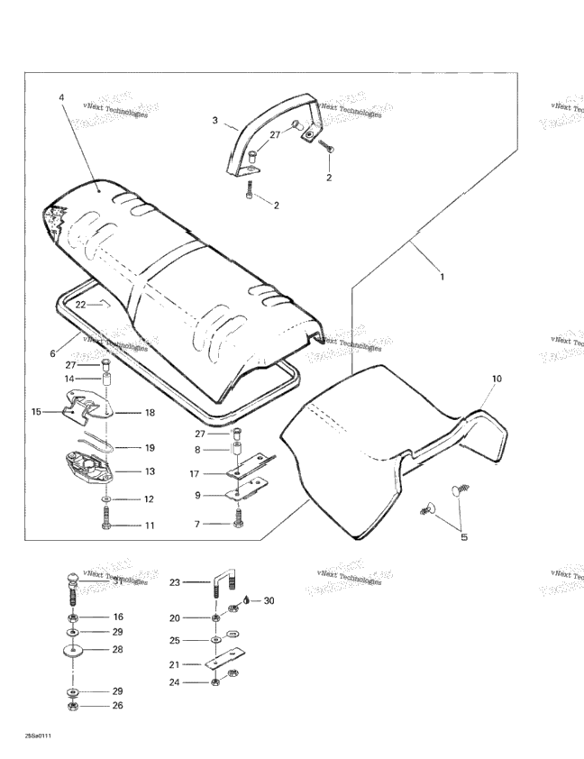 Seat And Engine Cover