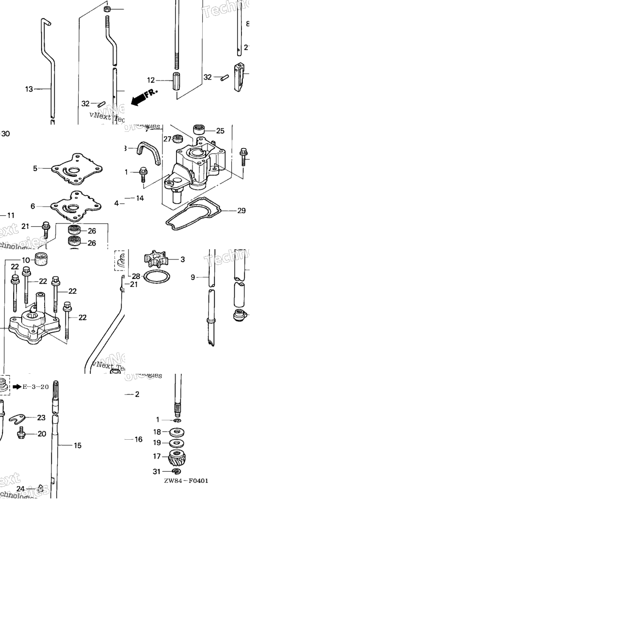 Water Pump@Vertical Shaft (Ul Size)