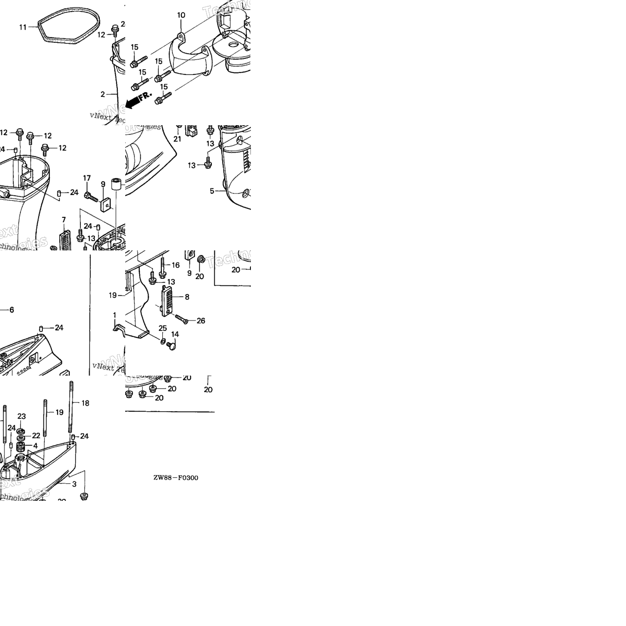 Gear Case@Extension Case
