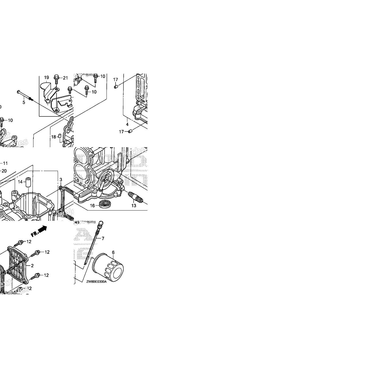Cylinder Block@Crankcase Cover