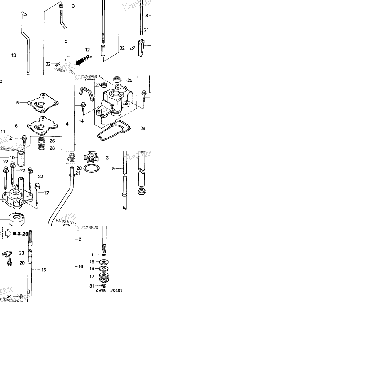 Water Pump@Vertical Shaft (Ul Size)