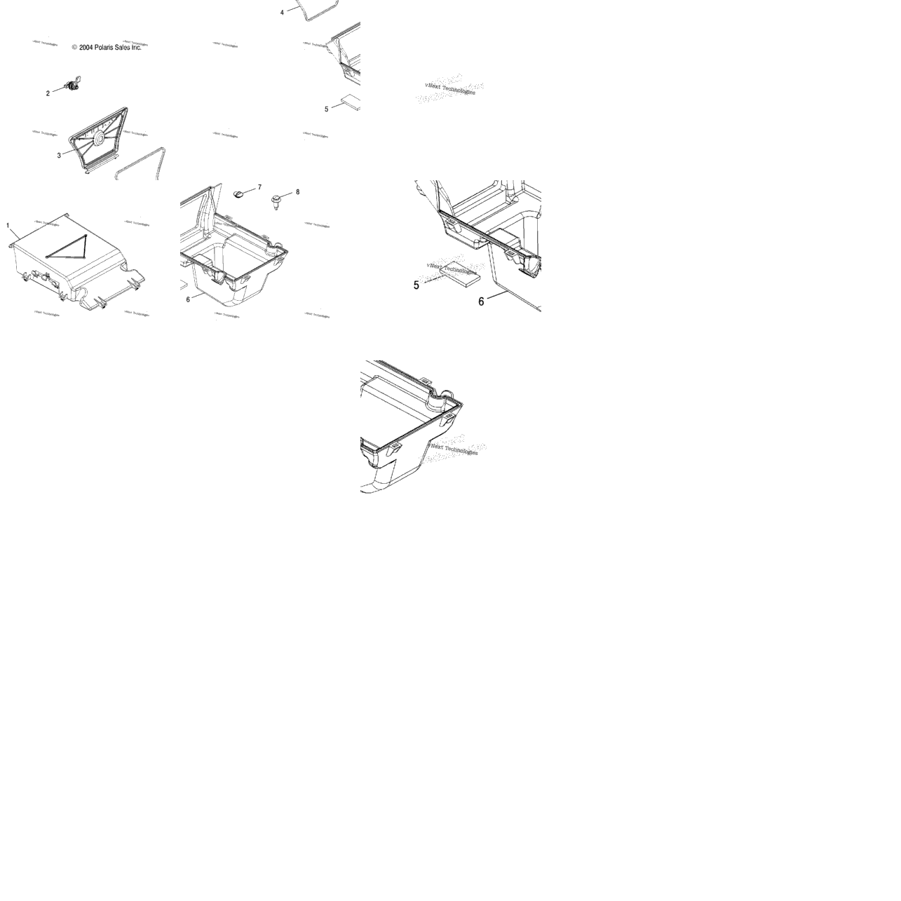 Rear Storage Box /Ag/Ah