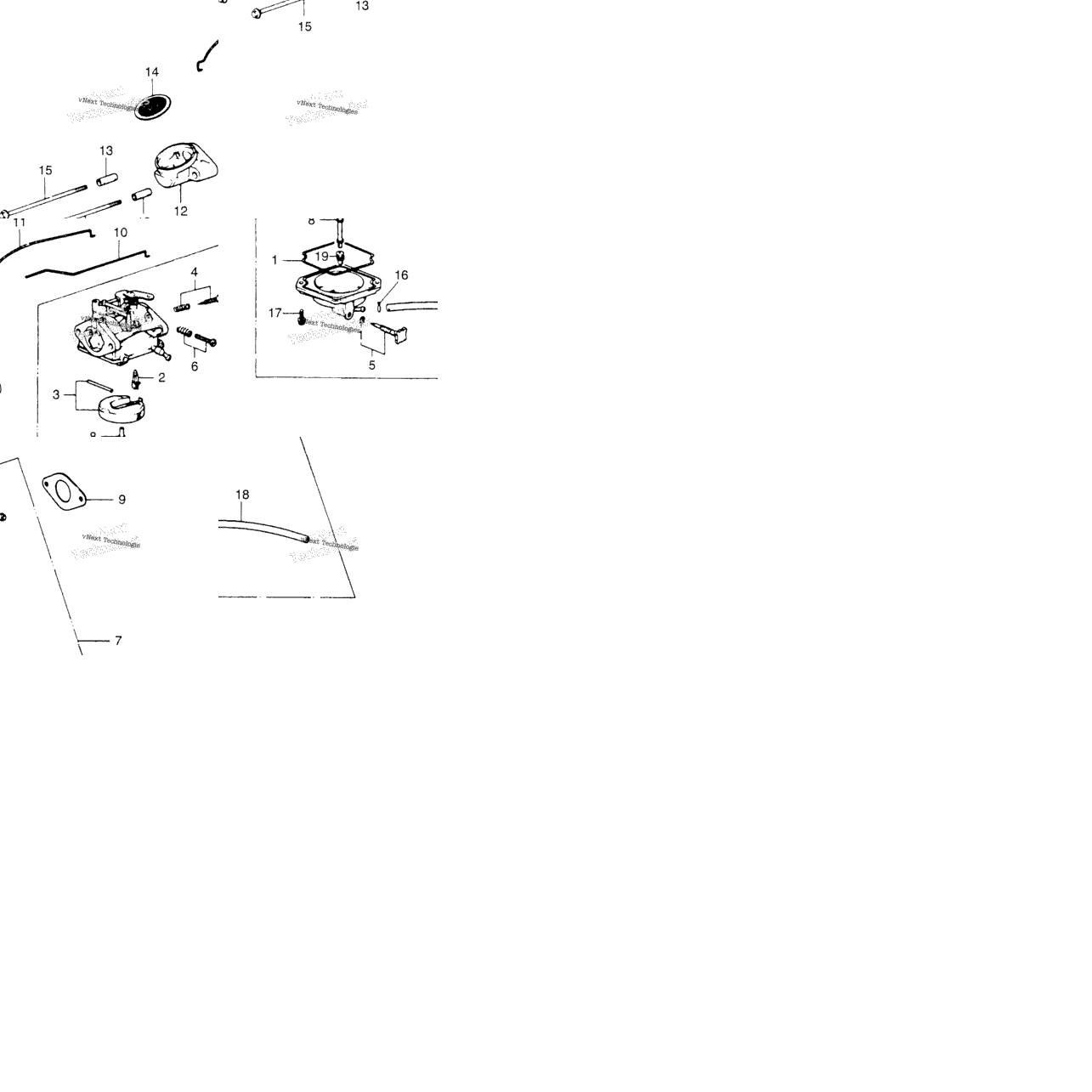 Carburetor + Air Guide