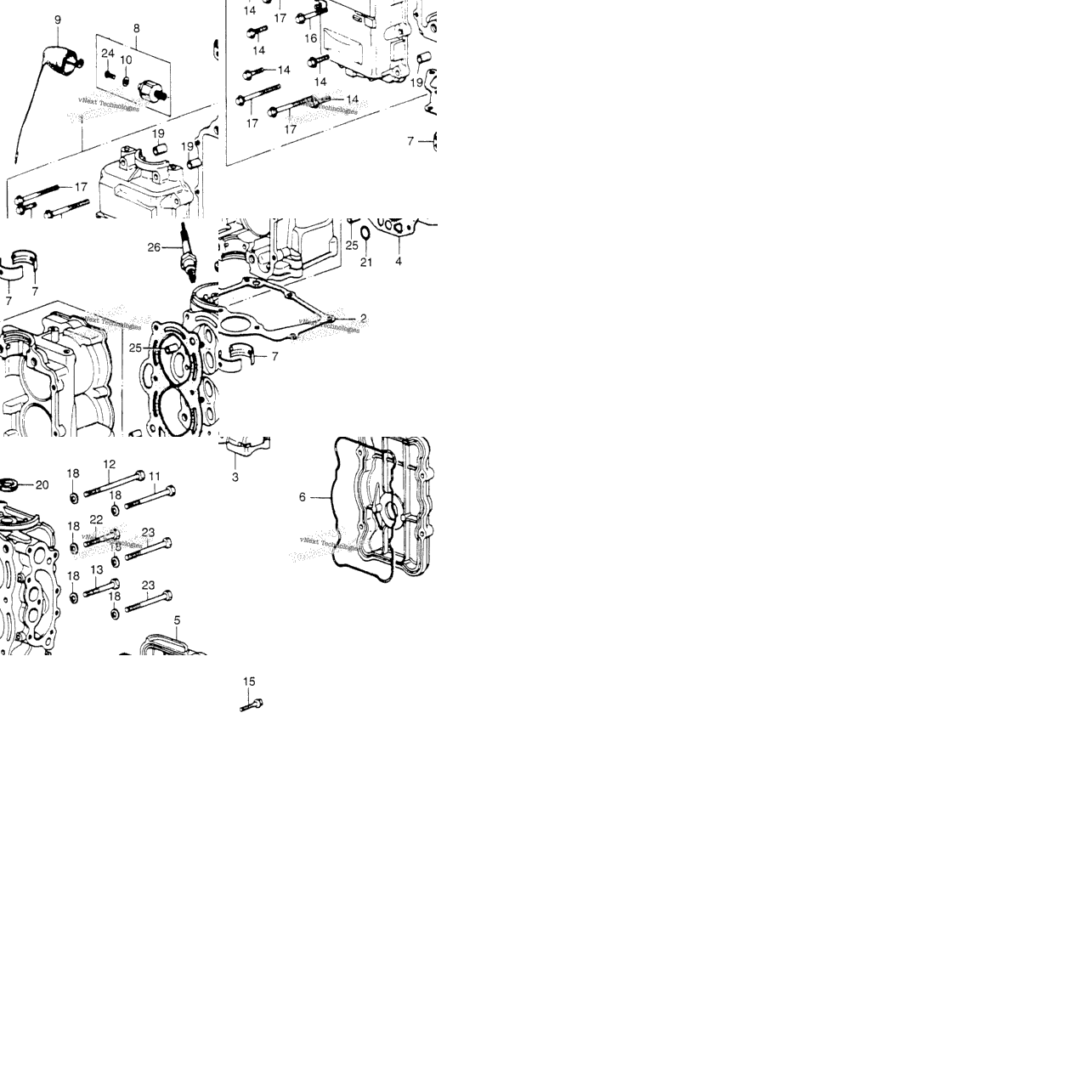 Cylinder Barrel + Cylinder Head