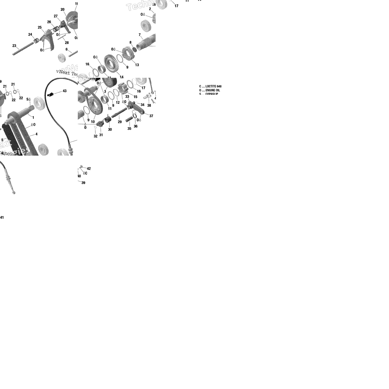 Gearbox - Components - 600 Ace