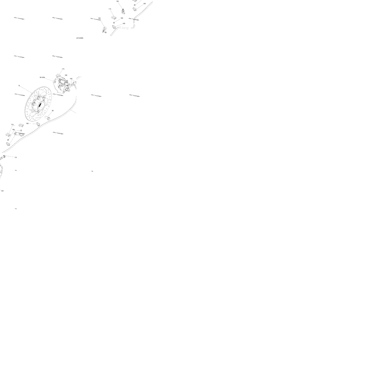 Hydraulic Brake, Rear