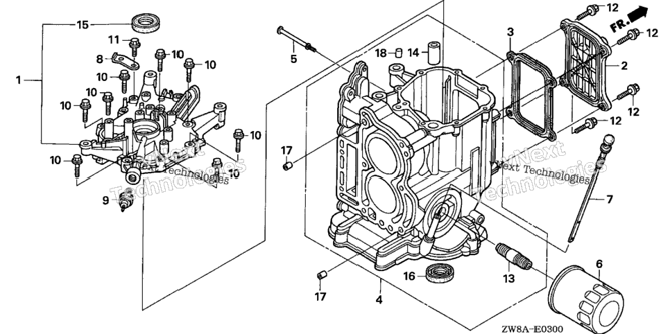 Cylinder Block@Crankcase Cover
