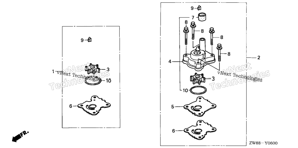 Pump Impeller Kit