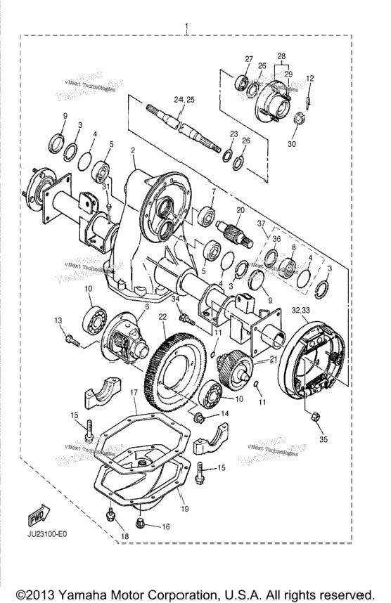 Transaxle Ju2-200101 Up