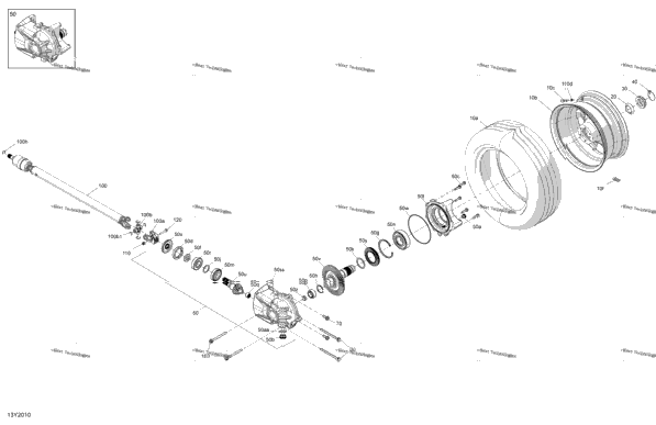 Final Drive, Rear Wheel - Propeller Shaft