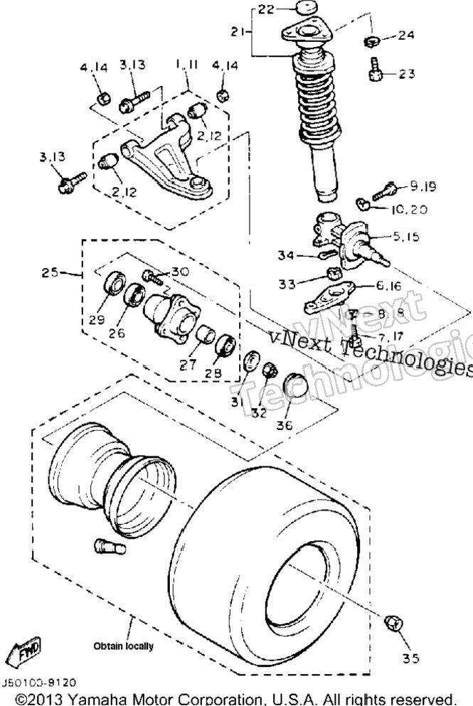 Front Suspension Wheel