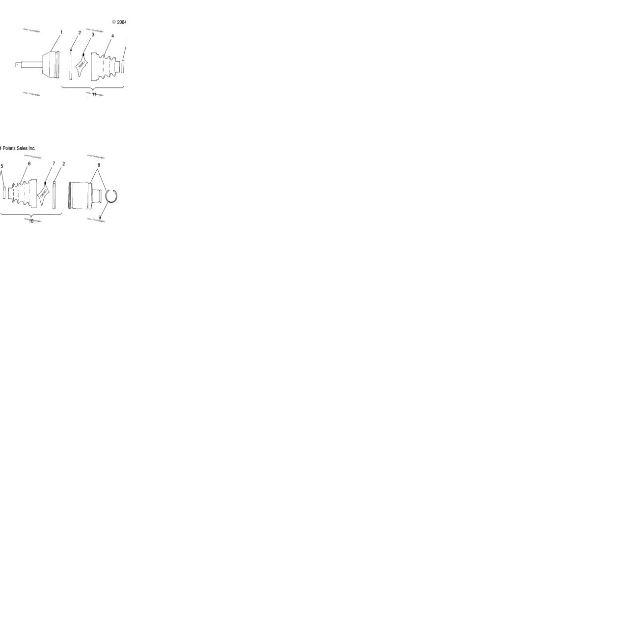 Rear Drive Shaft /Ac/Ag/Ah/Al/At/Fb