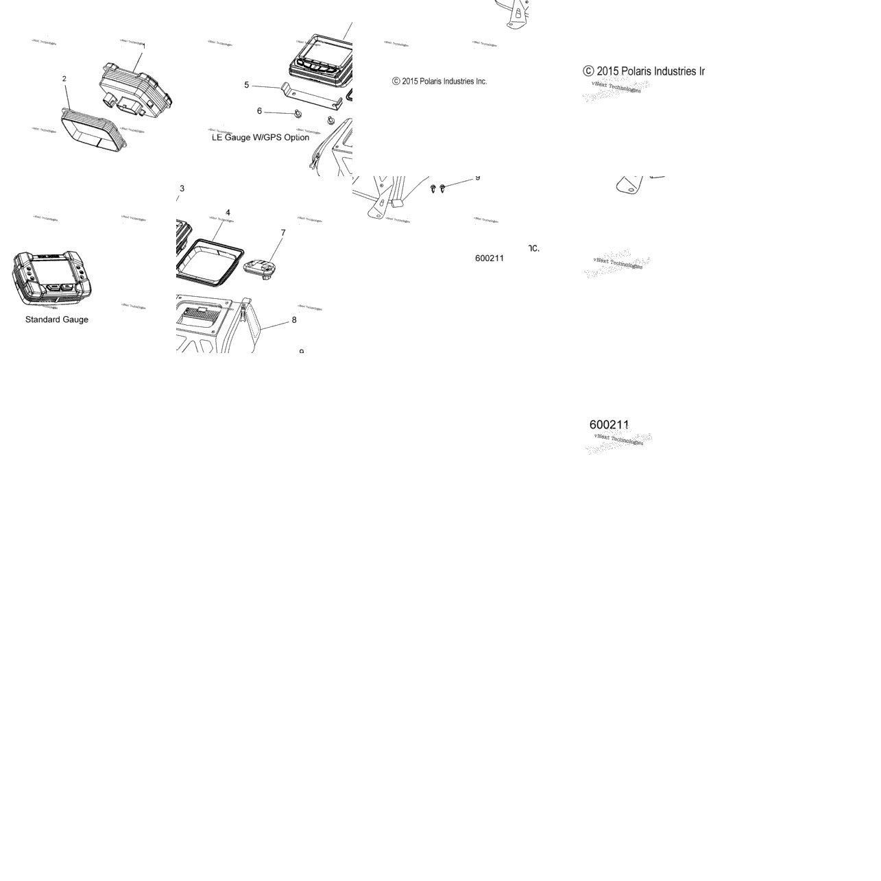 Electrical, Multi Function Gauge All Options